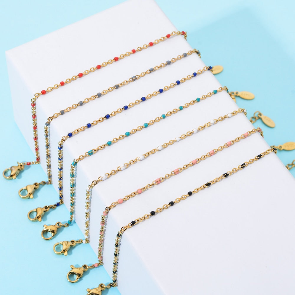 BRACELET - PERLES ARC EN CIEL